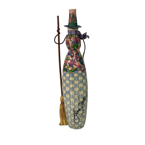 Jim Shore Heartwood Creek Happy Home Snow Woman 2004 Signed - Picture 5 of 8